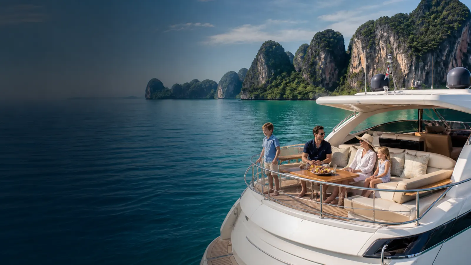 Guests enjoying a privately arranged yacht experience in Phuket